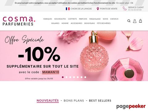 cosma-parfumeries.com