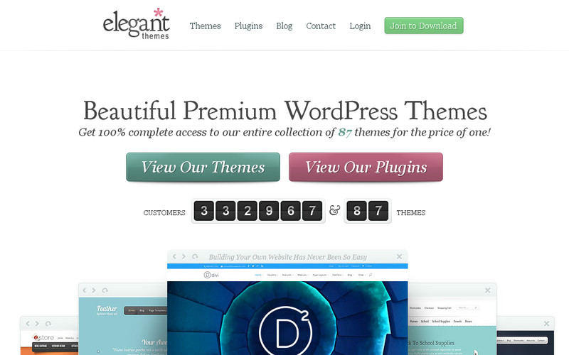 elegantthemes thème WordPress qualité
